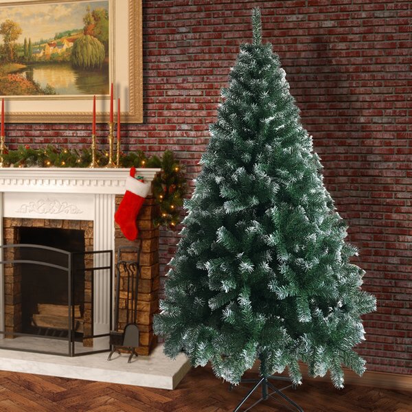 The Holiday Aisle® 6' White Fir Christmas Tree & Reviews Wayfair.ca